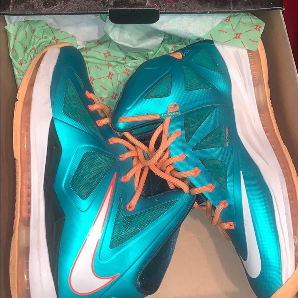 Nike Lebron 10 Dolphins
